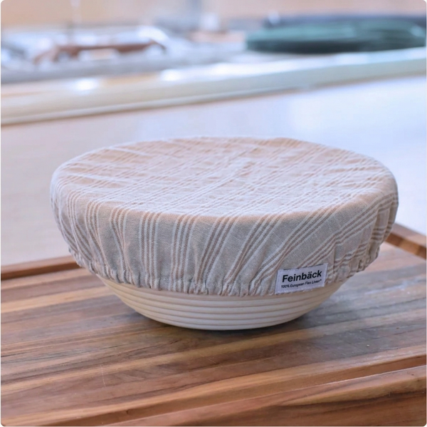 Reversable Linen Bowl Cover - 2pk