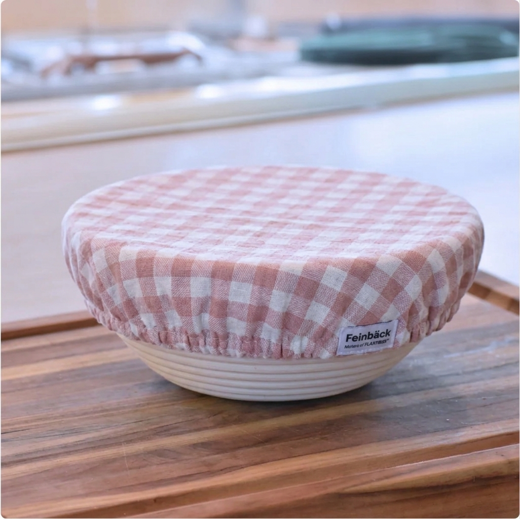 Reversible Linen Bowl Cover - 2pk