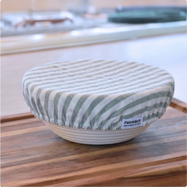 Reversable Linen Bowl Cover - 2pk