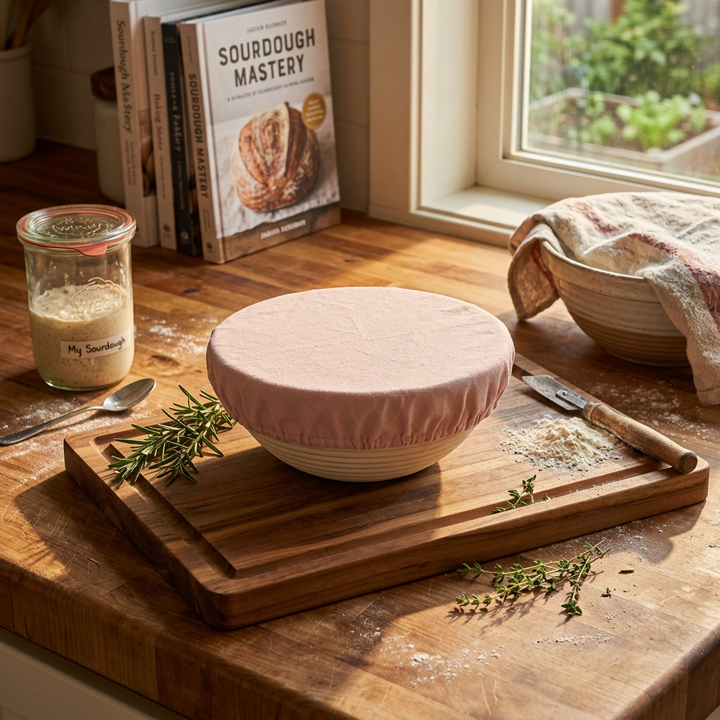 Reversible Linen Bowl Cover - 2pk