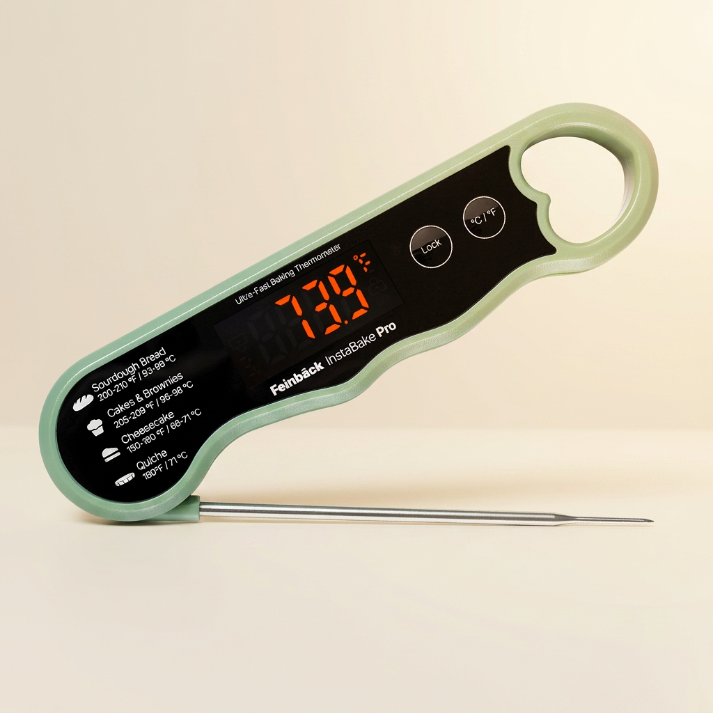 Instant Read Digital Thermometer for Bread and Cooking