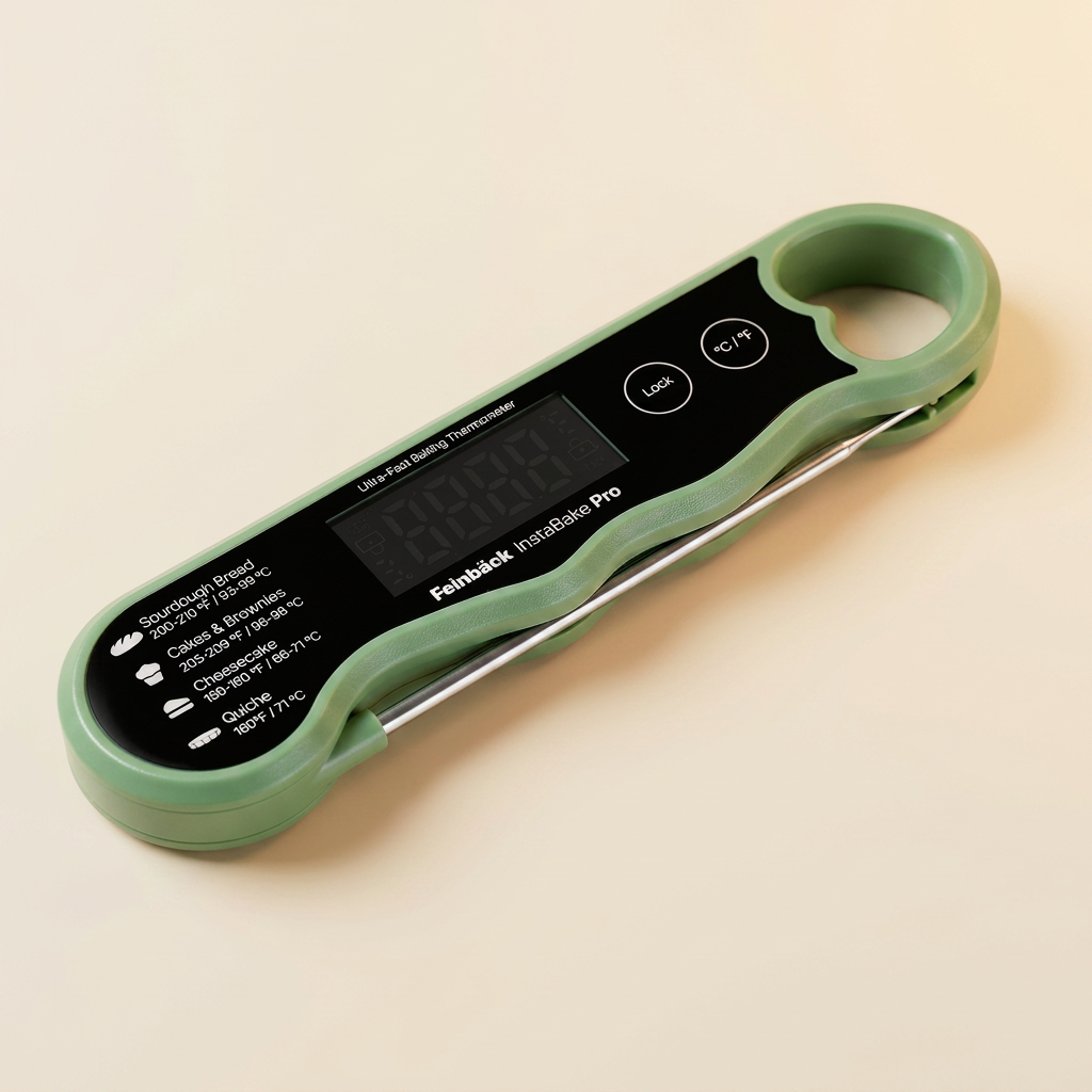 Instant Read Digital Thermometer for Bread and Cooking